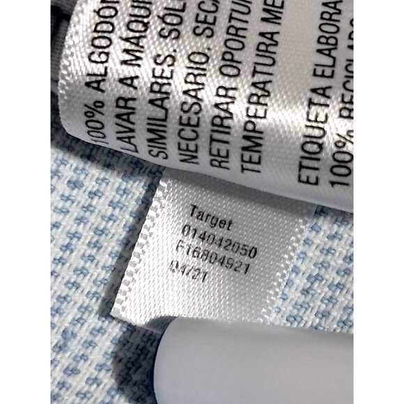 Universal Thread Jeans Womens Light Blue Wide-Leg Paper Bag Waist Cotton Drawstr - Picture 9 of 10